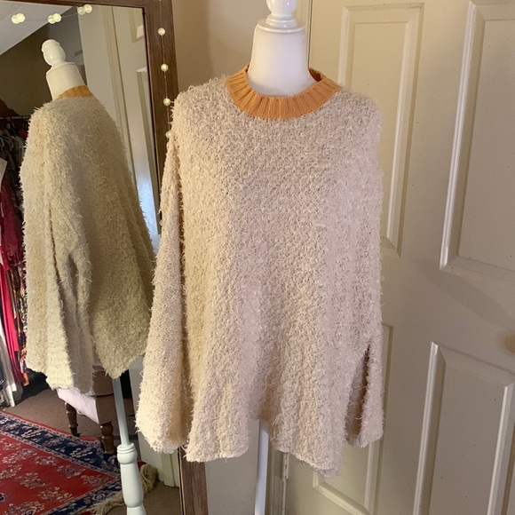 Free People Fuzzy Crewneck Tunic Sweater - Picture 4 of 13